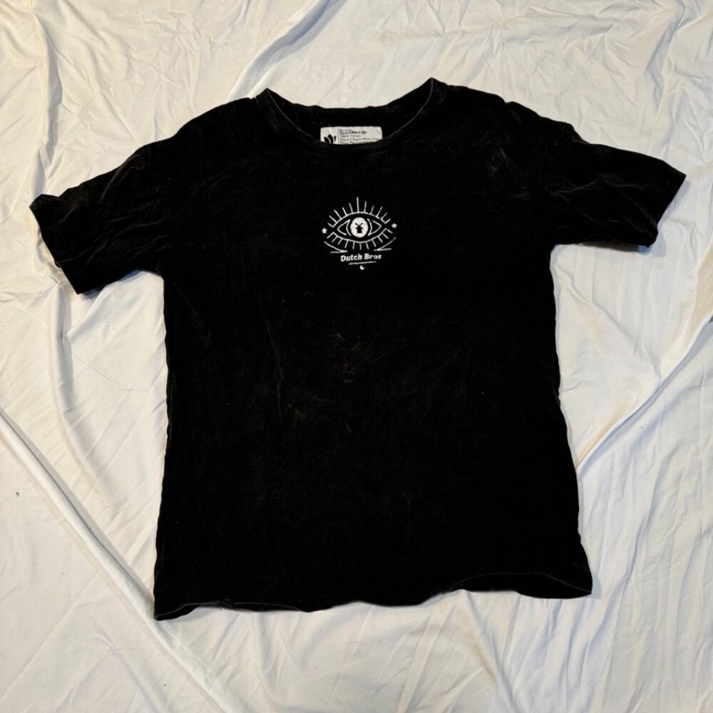 RARE dutch bros dark grey psychic eye shirt
